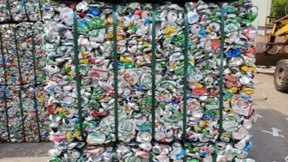 PET塑鋼打包帶-鋁製品回收業包裝應用